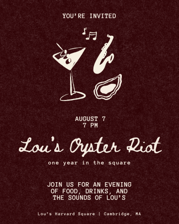 Lou's Oyster Riot | 1 Year Celebration 